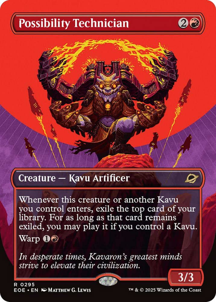 Possibility Technician (Borderless) [Edge of Eternities] Magic: The Gathering
