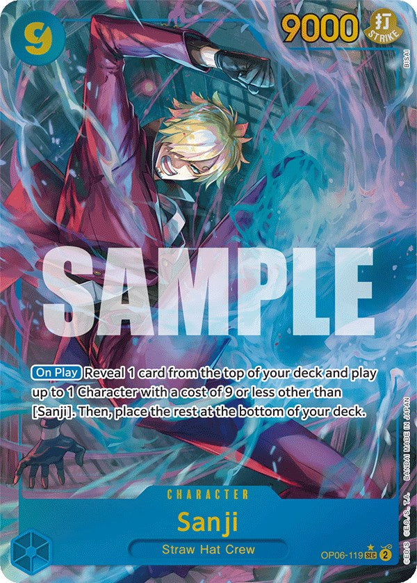 Sanji (Alternate Art) [Wings of the Captain] Bandai