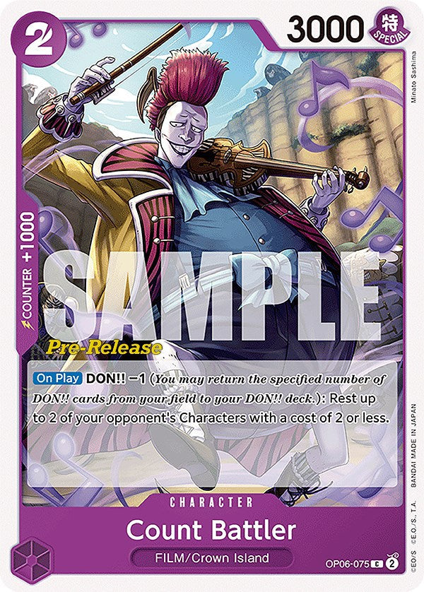 Count Battler [Wings of the Captain Pre-Release Cards] Bandai