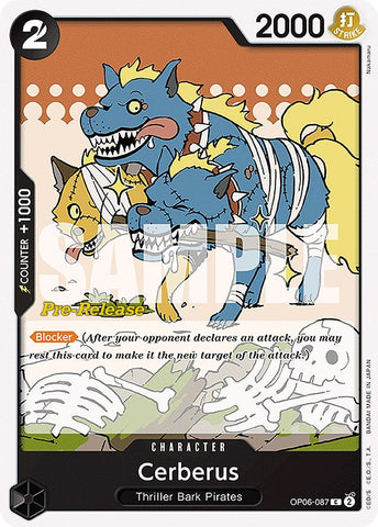 Cerberus [Wings of the Captain Pre-Release Cards] Bandai