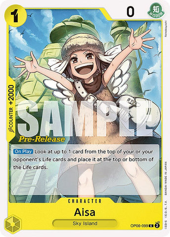 Aisa [Wings of the Captain Pre-Release Cards] Bandai