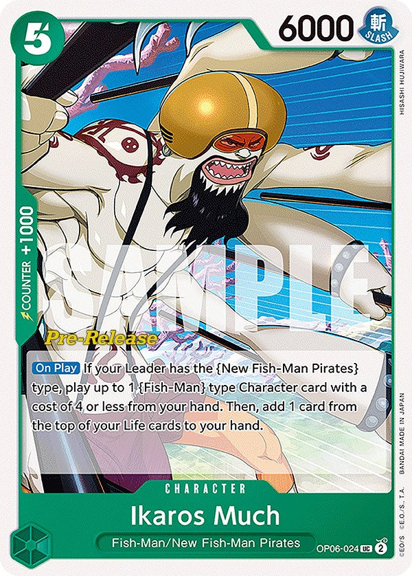 Ikaros Much [Wings of the Captain Pre-Release Cards] Bandai