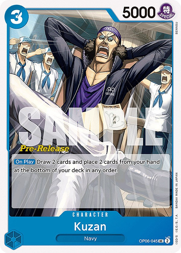 Kuzan [Wings of the Captain Pre-Release Cards] Bandai