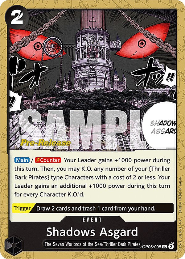 Shadows Asgard [Wings of the Captain Pre-Release Cards] Bandai
