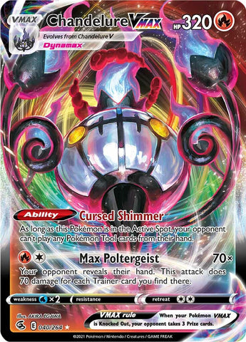 Chandelure VMAX (040/264) [Sword & Shield: Fusion Strike] Pokémon