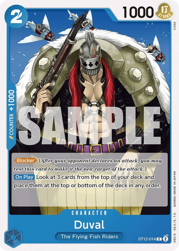 Duval [Starter Deck: Zoro and Sanji] Bandai