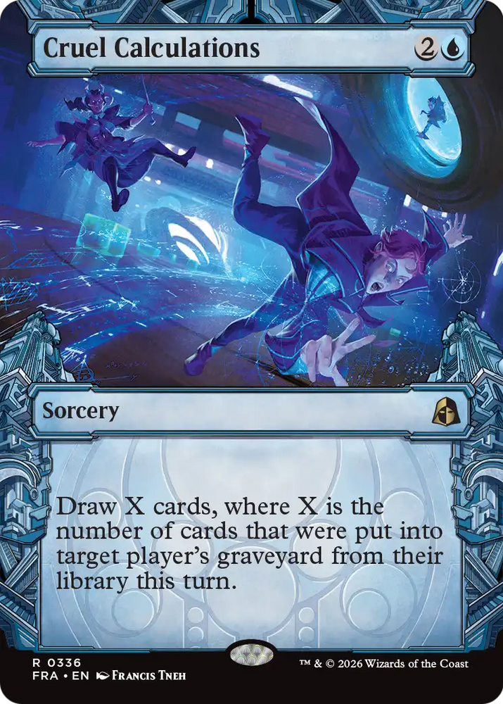Cruel Calculations (Showcase) [Reality Fracture] Magic: The Gathering