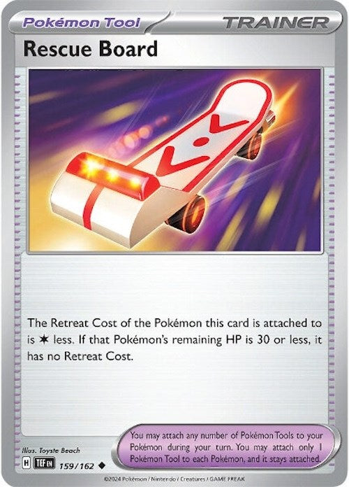 Rescue Board (159/162) [Scarlet & Violet: Temporal Forces] Pokémon