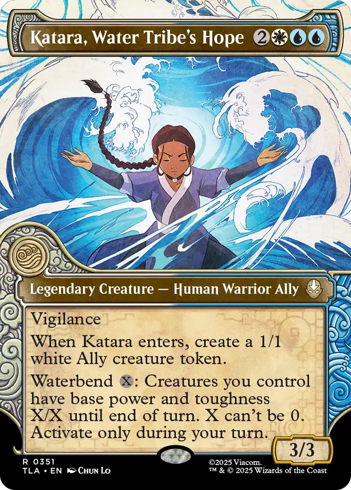 Katara, Water Tribe's Hope (Showcase) [Avatar: The Last Airbender] Magic: The Gathering