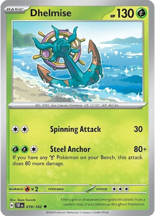 Dhelmise (019/162) [Scarlet & Violet: Temporal Forces] Pokémon