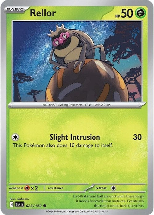 Rellor (023/162) [Scarlet & Violet: Temporal Forces] Pokémon