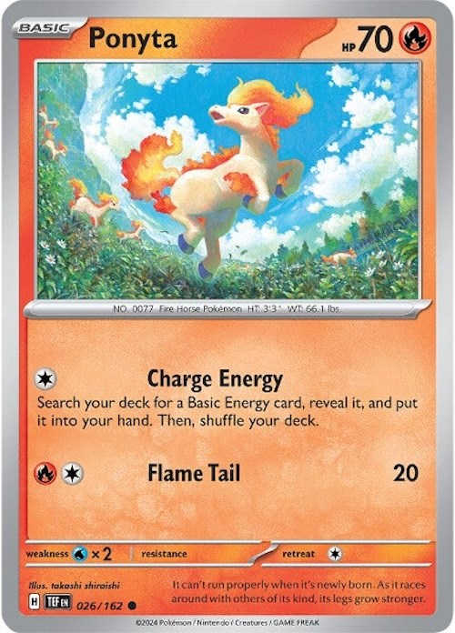 Ponyta (026/162) [Scarlet & Violet: Temporal Forces] Pokémon