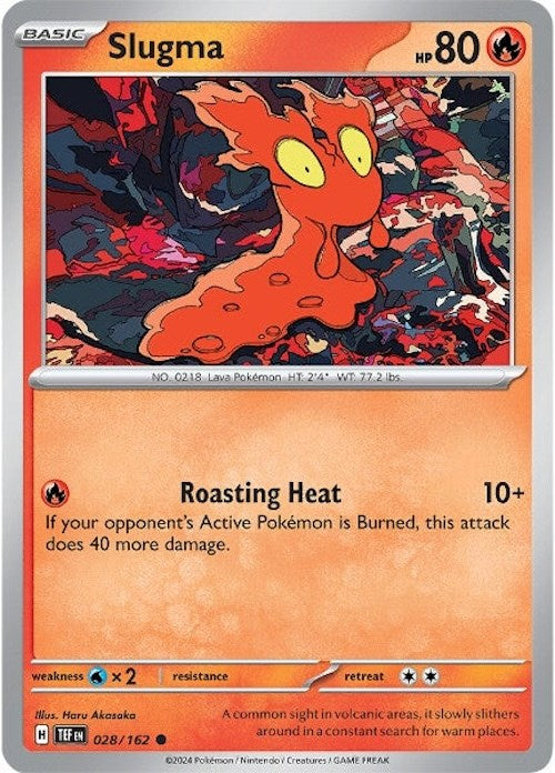 Slugma (028/162) [Scarlet & Violet: Temporal Forces] Pokémon