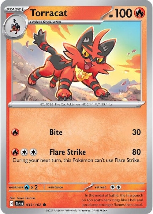 Torracat (033/162) [Scarlet & Violet: Temporal Forces] Pokémon