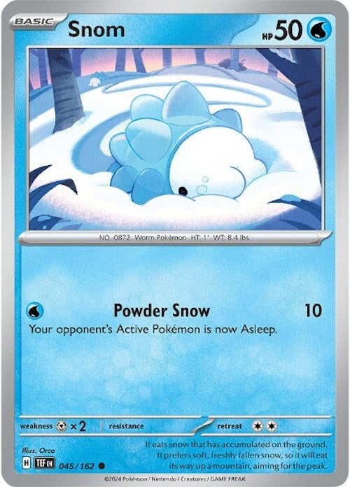 Snom (045/162) [Scarlet & Violet: Temporal Forces] Pokémon