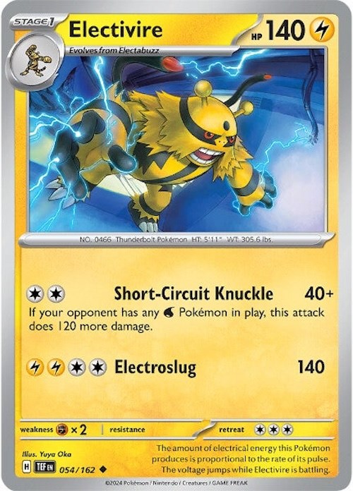 Electivire (054/162) [Scarlet & Violet: Temporal Forces] Pokémon