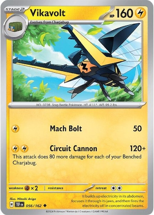Vikavolt (056/162) [Scarlet & Violet: Temporal Forces] Pokémon