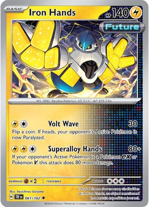 Iron Hands (061/162) [Scarlet & Violet: Temporal Forces] Pokémon