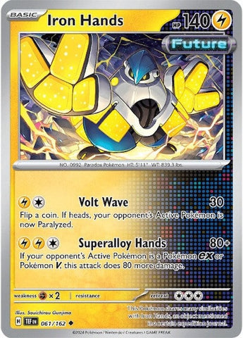 Iron Hands (061/162) [Scarlet & Violet: Temporal Forces] Pokémon