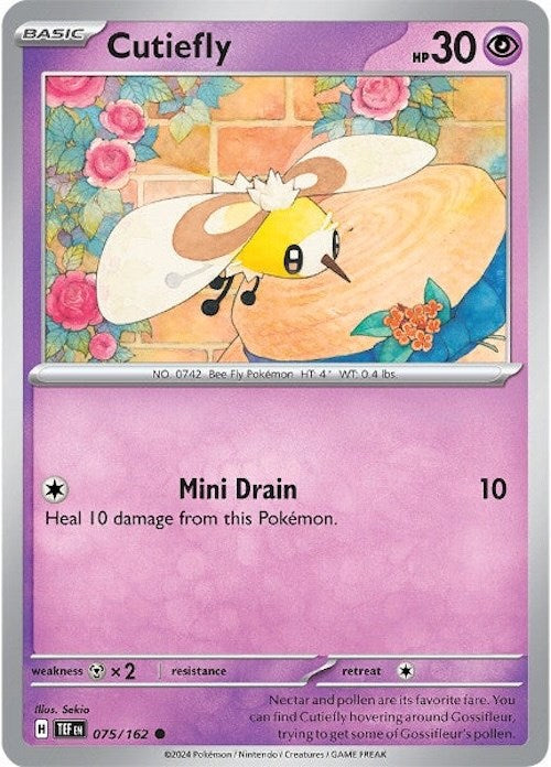 Cutiefly (075/162) [Scarlet & Violet: Temporal Forces] Pokémon