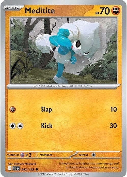 Meditite (082/162) [Scarlet & Violet: Temporal Forces] Pokémon