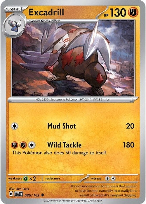 Excadrill (086/162) [Scarlet & Violet: Temporal Forces] Pokémon