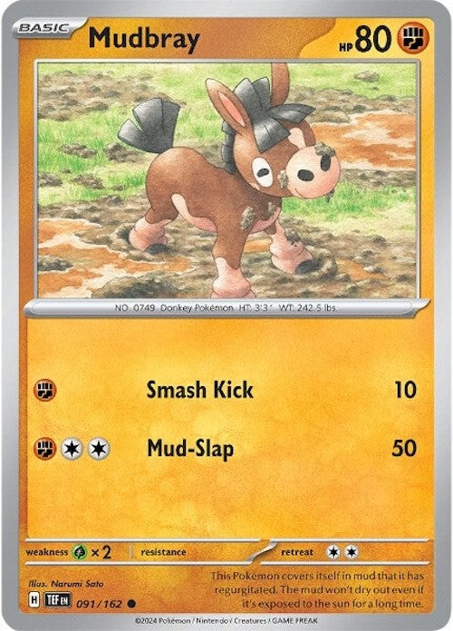 Mudbray (091/162) [Scarlet & Violet: Temporal Forces] Pokémon