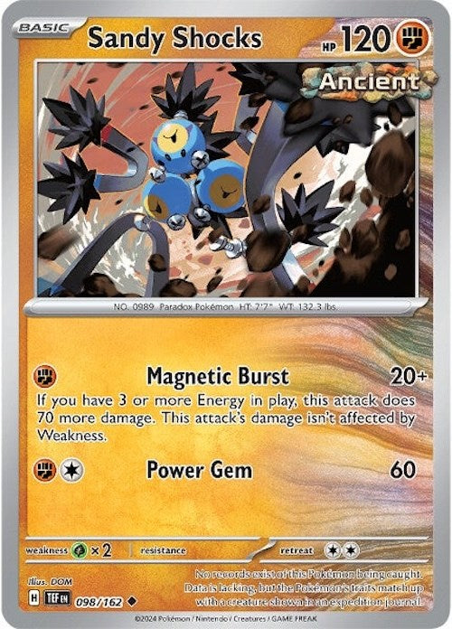 Sandy Shocks (098/162) [Scarlet & Violet: Temporal Forces] Pokémon
