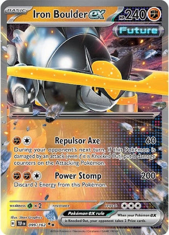 Iron Boulder ex (099/162) [Scarlet & Violet: Temporal Forces] Pokémon