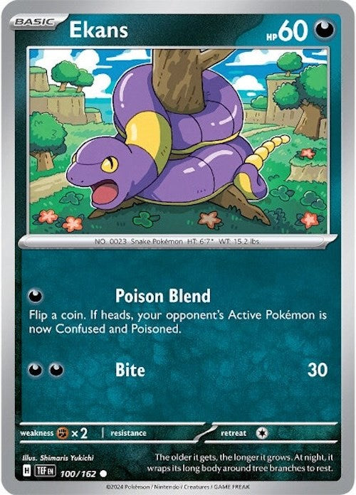 Ekans (100/162) [Scarlet & Violet: Temporal Forces] Pokémon