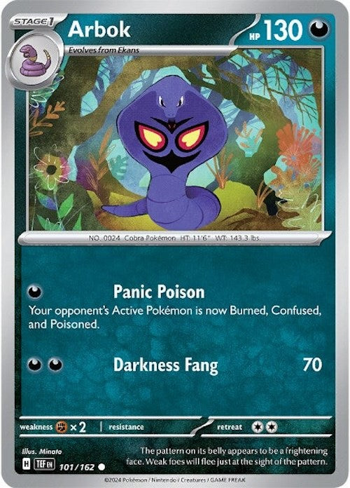 Arbok (101/162) [Scarlet & Violet: Temporal Forces] Pokémon