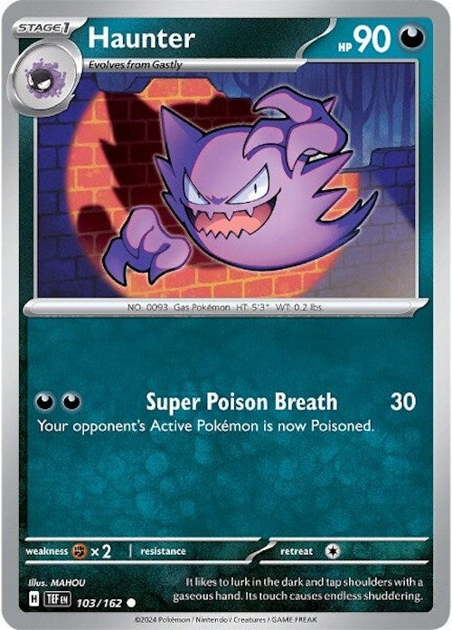 Haunter (103/162) [Scarlet & Violet: Temporal Forces] Pokémon