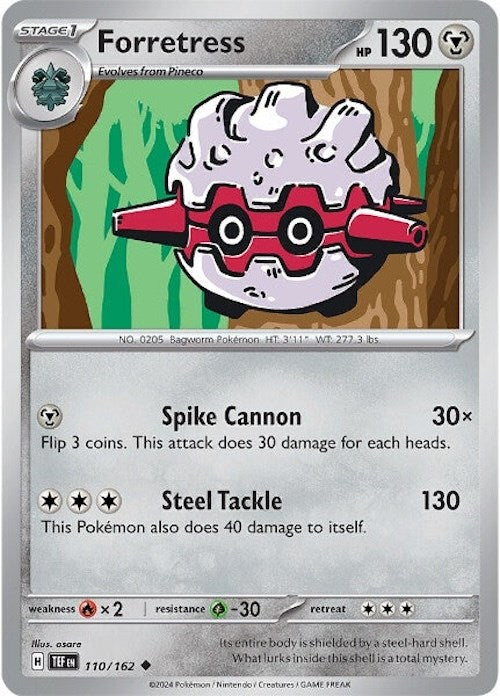 Forretress (110/162) [Scarlet & Violet: Temporal Forces] Pokémon