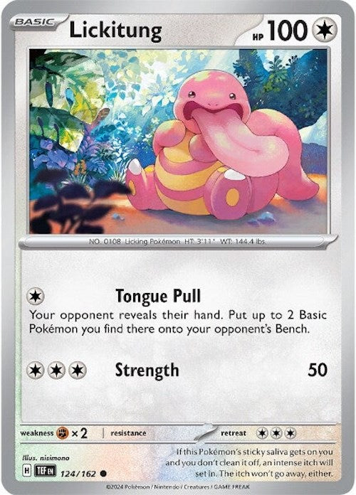 Lickitung (124/162) [Scarlet & Violet: Temporal Forces] Pokémon