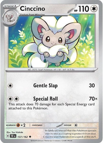 Cinccino (137/162) [Scarlet & Violet: Temporal Forces] Pokémon