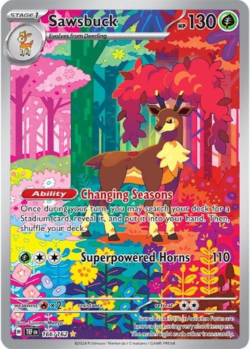 Sawsbuck (166/162) [Scarlet & Violet: Temporal Forces] Pokémon