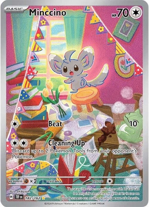 Minccino (182/162) [Scarlet & Violet: Temporal Forces] Pokémon