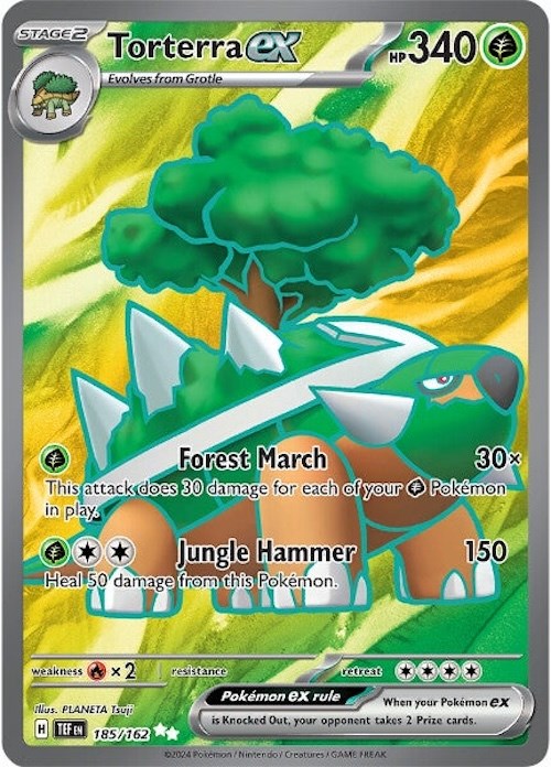 Torterra ex (185/162) [Scarlet & Violet: Temporal Forces] Pokémon