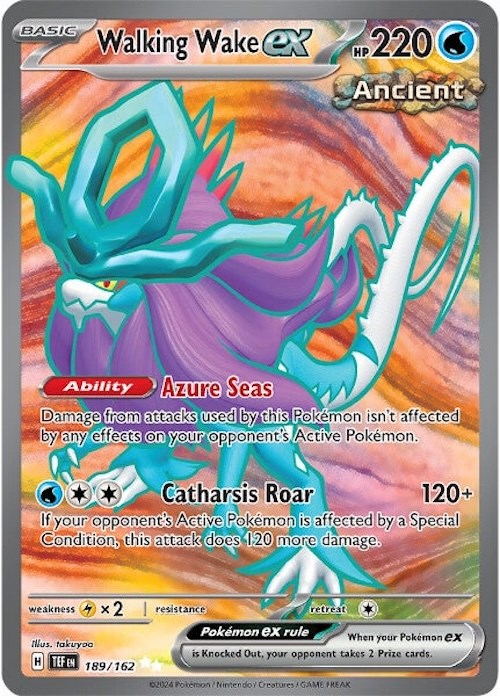 Walking Wake ex (189/162) [Scarlet & Violet: Temporal Forces] Pokémon