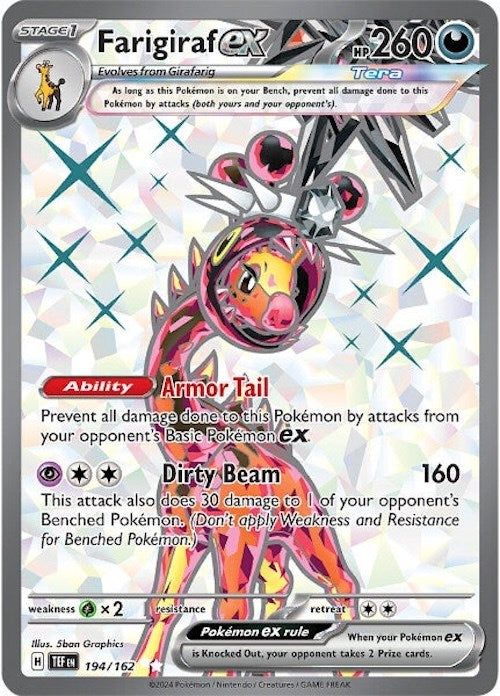 Farigiraf ex (194/162) [Scarlet & Violet: Temporal Forces] Pokémon