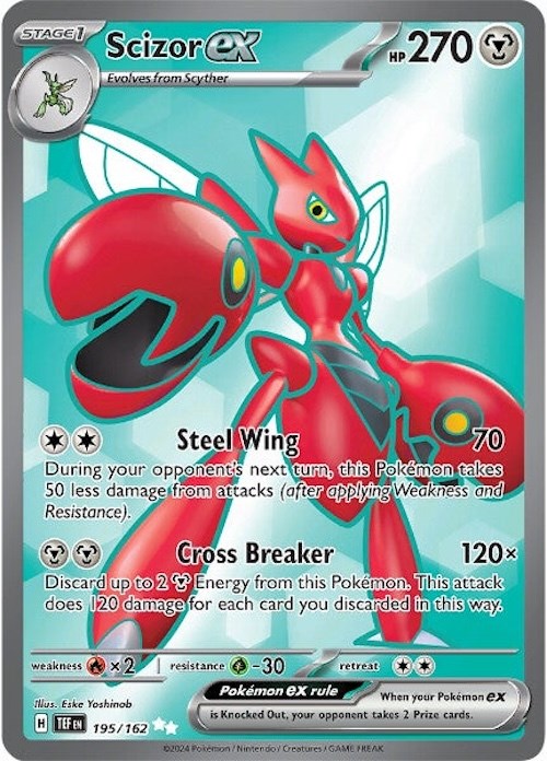 Scizor ex (195/162) [Scarlet & Violet: Temporal Forces] Pokémon