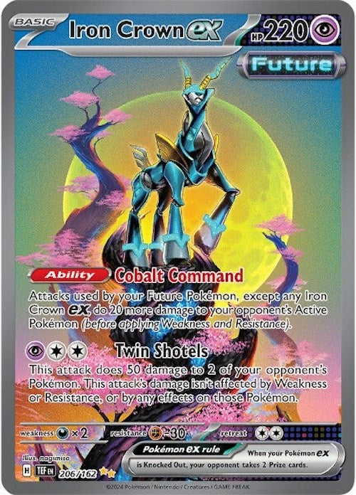 Iron Crown ex (206/162) [Scarlet & Violet: Temporal Forces] Pokémon