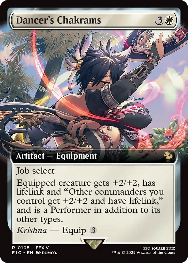 Dancer's Chakrams (Extended Art) [FINAL FANTASY Commander] Magic: The Gathering