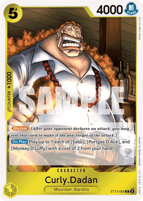 Curly.Dadan [Ultra Deck: The Three Brothers] Bandai