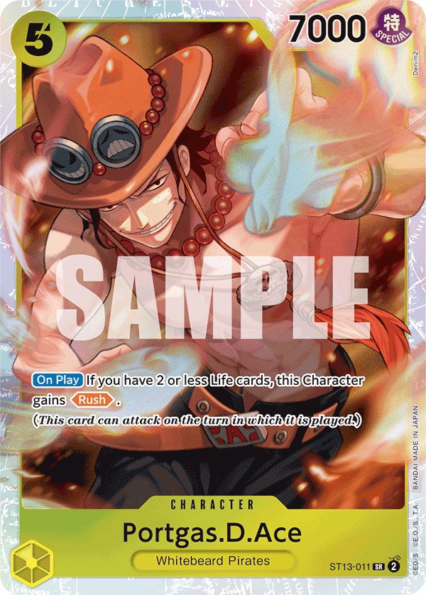 Portgas.D.Ace [Ultra Deck: The Three Brothers] Bandai