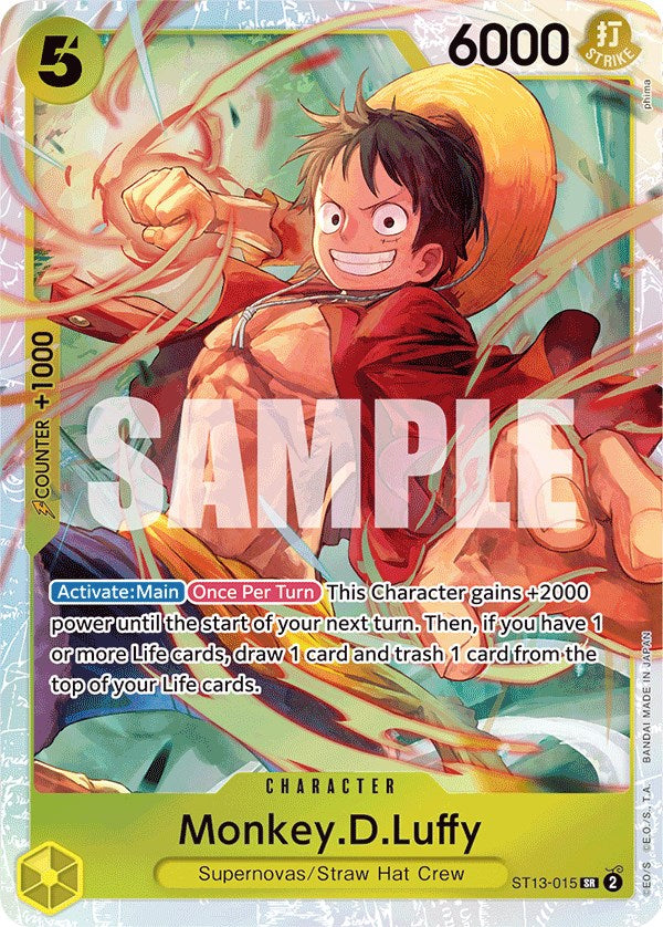 Monkey.D.Luffy [Ultra Deck: The Three Brothers] Bandai