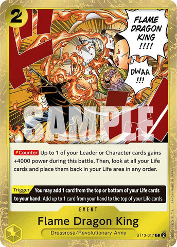 Flame Dragon King [Ultra Deck: The Three Brothers] Bandai
