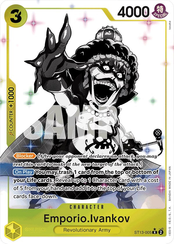 Emporio.Ivankov (Parallel) [Ultra Deck: The Three Brothers] Bandai