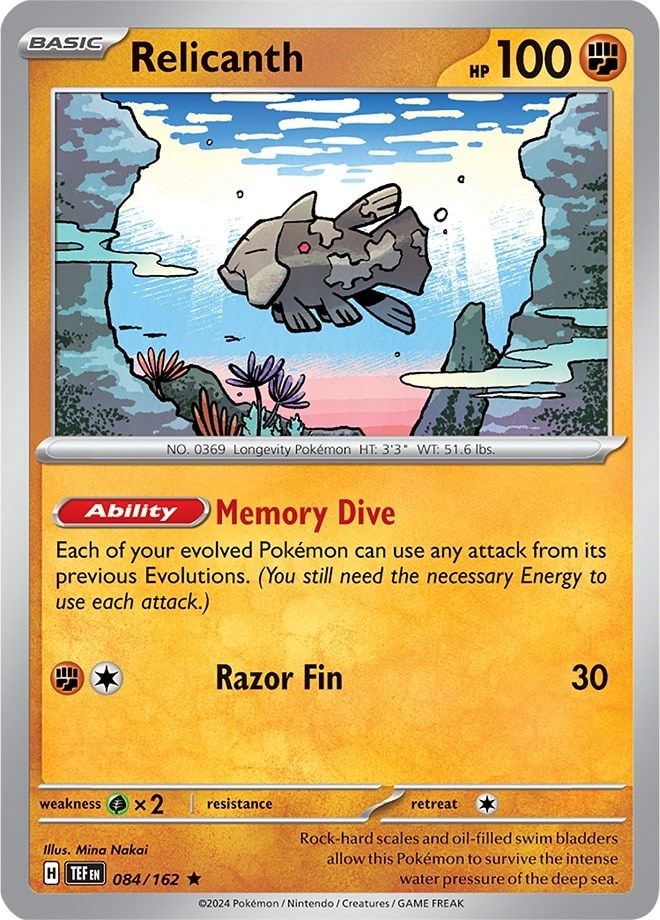 Relicanth (084/162) (Theme Deck Exclusive) [Scarlet & Violet: Temporal Forces] Pokémon