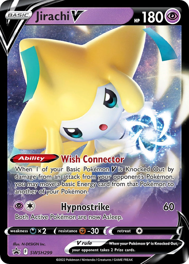 Jirachi V (SWSH299) [Sword & Shield: Black Star Promos]